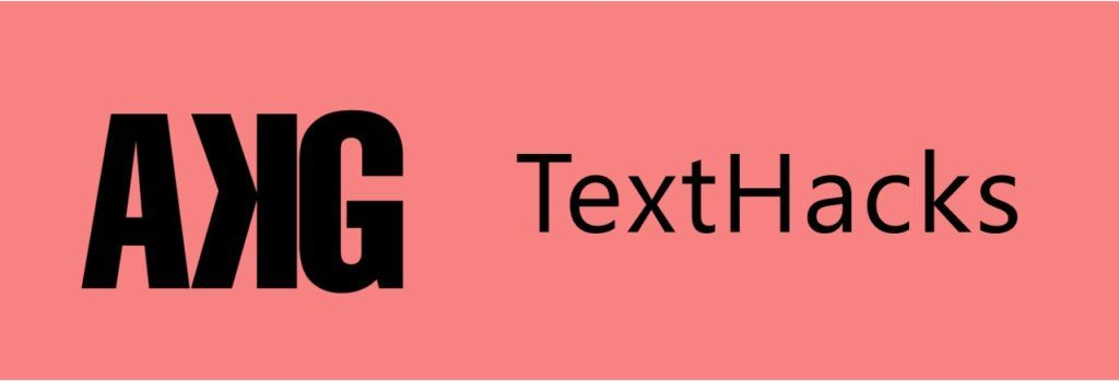 TextHacks